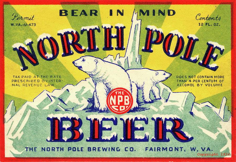 North Pole Beer Photograph by Vintage Pix