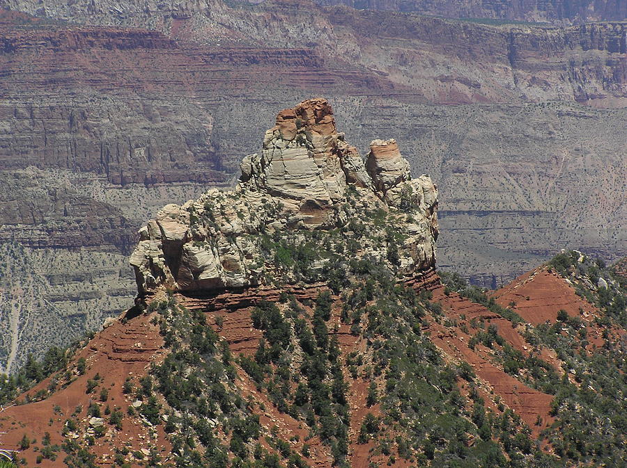 North Rim Rock Photograph by Louise Magno