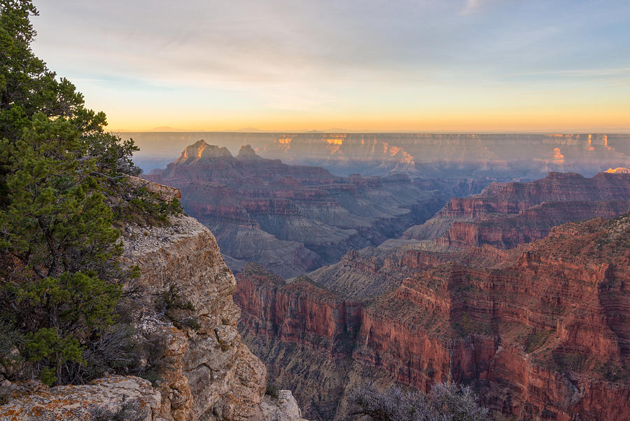 North Rim Sunrise 3 - Grand Canyon National Park - Arizona Photograph by Brian Harig
