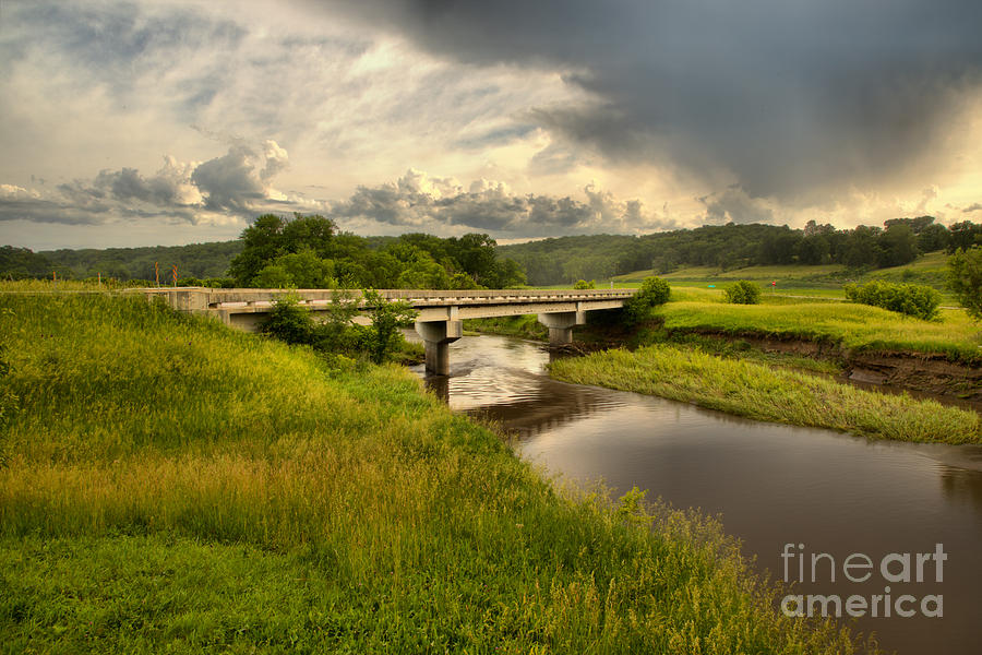 North River Landscape Photograph by Adam Jewell