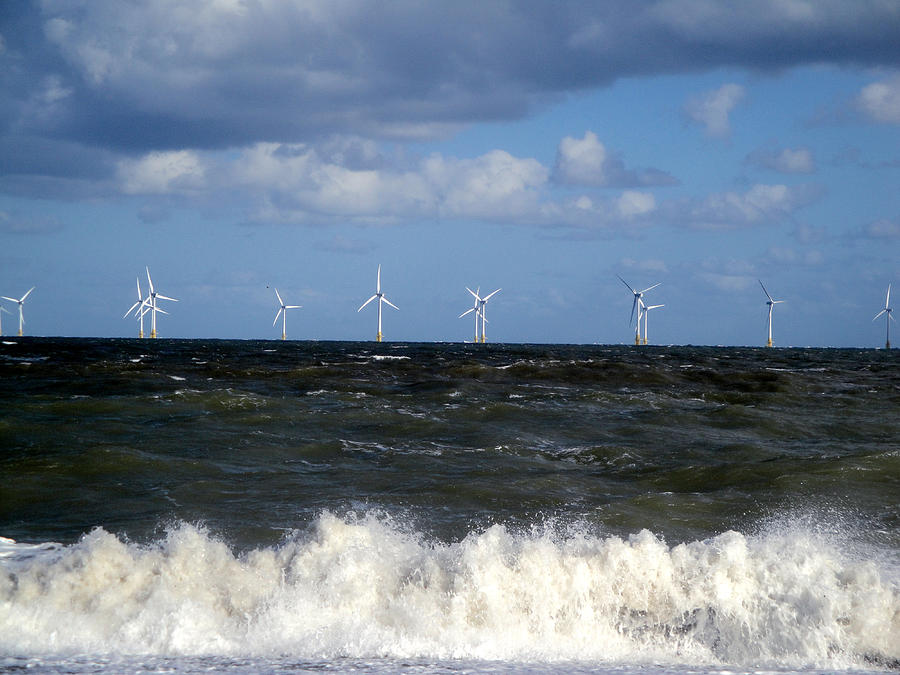 North Sea Turbines Photograph by Susan Baker