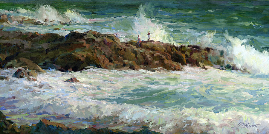 North Shore Hawaii Painting by Joseph M Scott - Fine Art America