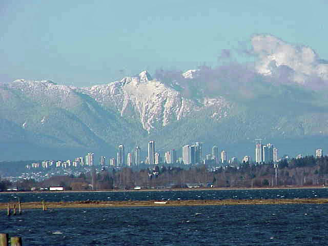 North Shore Mountain Range Vancouver Canada 2005 Photograph by Jay Milo