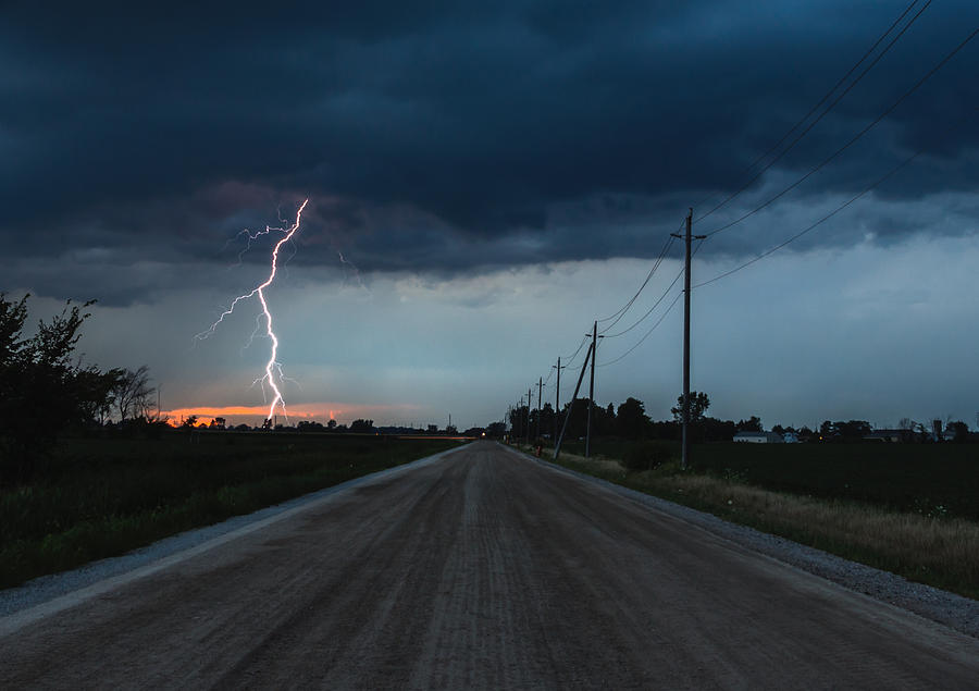 North Talbot Road Lightning Photograph By Cale Best Fine Art America 6301