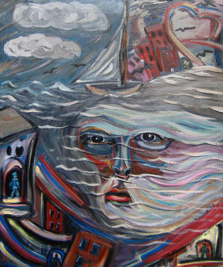 North Wind Painting by Katt Yanda