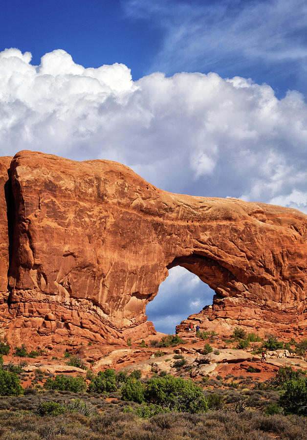 North Window Arch in Arches National Park Photograph by Carolyn Derstine