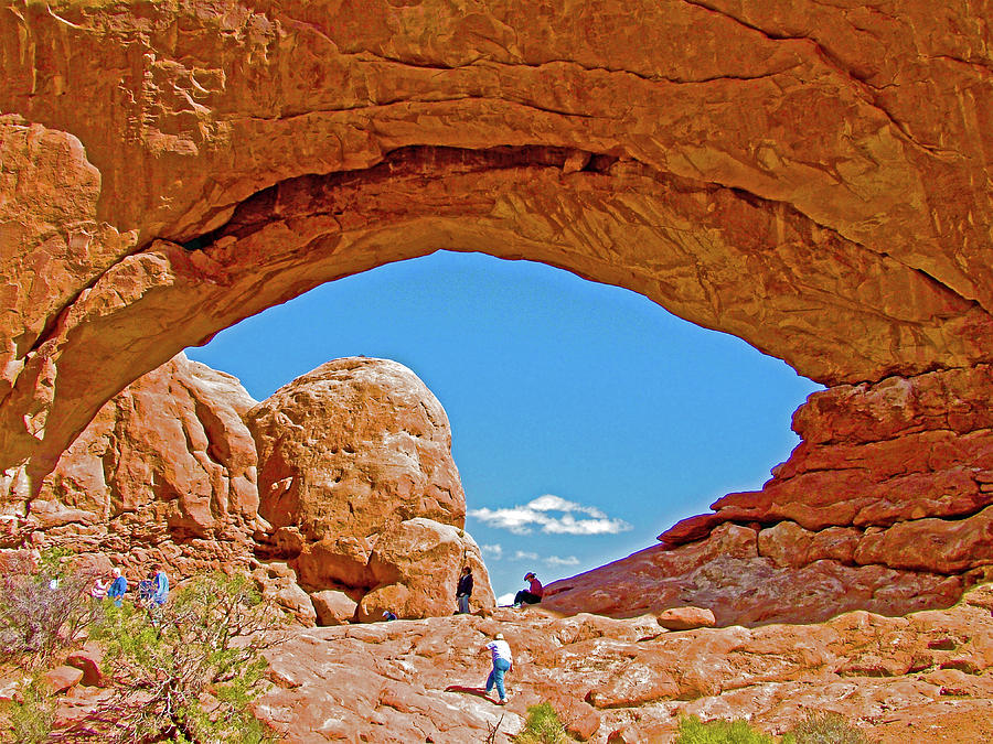North Window in Arches National Park, Utah Photograph by Ruth Hager