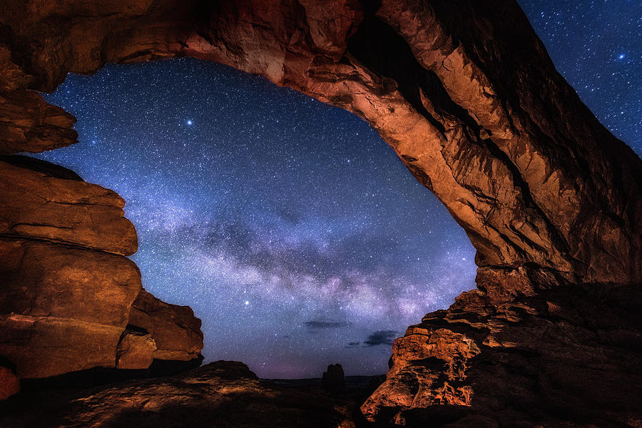 North Window Milky Way Photograph by Michael Ash