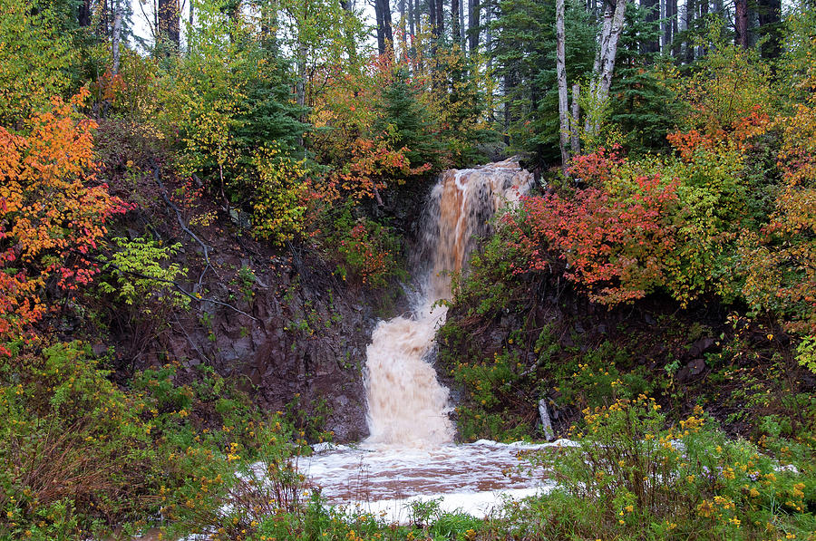 North Woods Waterfall Photograph by Steve Stuller