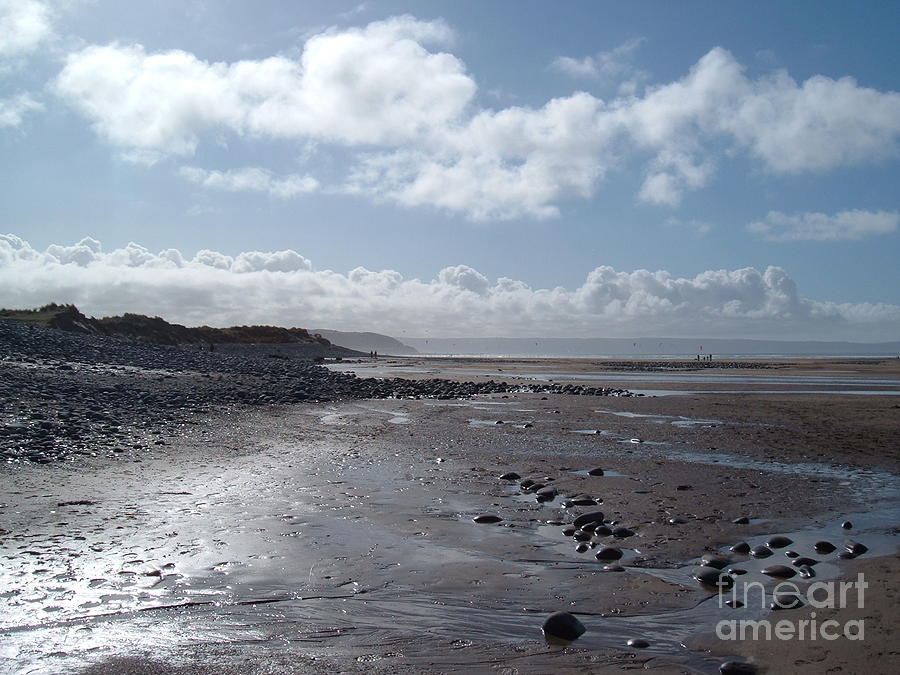 Pebbles Photograph - Northam Burrows Beach by Richard Brookes