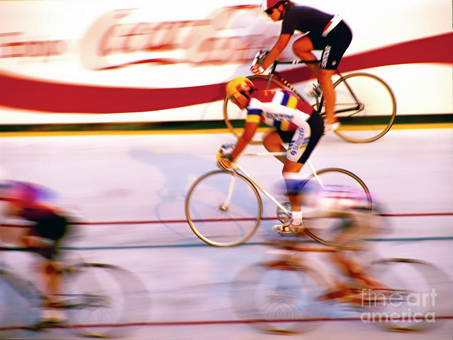 Northbrook Velodrome Bicycle racing Photograph by Tom Jelen