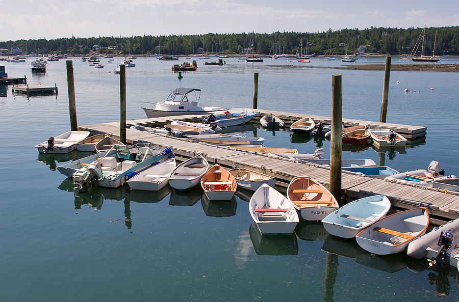 Boat Photograph - Northeast Harbor Maine by Louise Heusinkveld