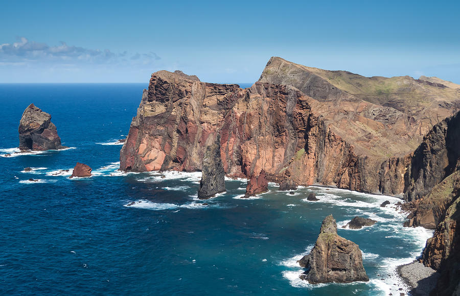 Northern coastline of Ponta de Sao Lourenco Photograph by Claudio Maioli