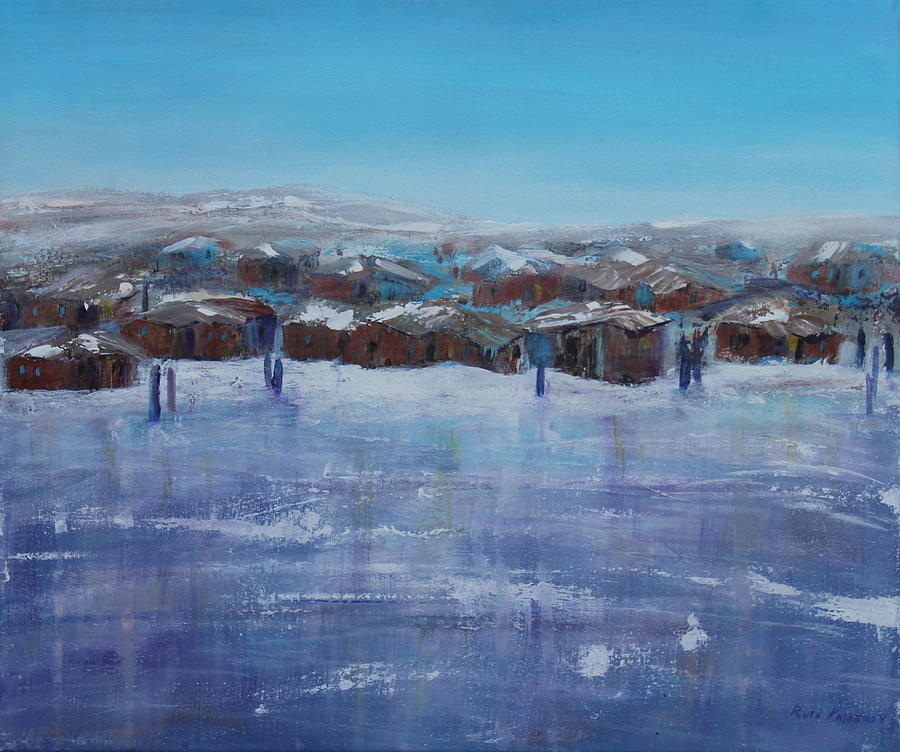 Northern Fishing VIllage by Ruth Kamenev Northern Fishing VIllage by Ruth Kamenev