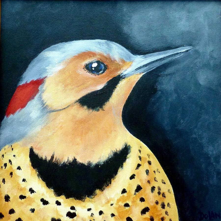 Northern Flicker Painting by Pat Dolan