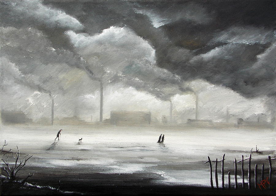 industrial landscape painting