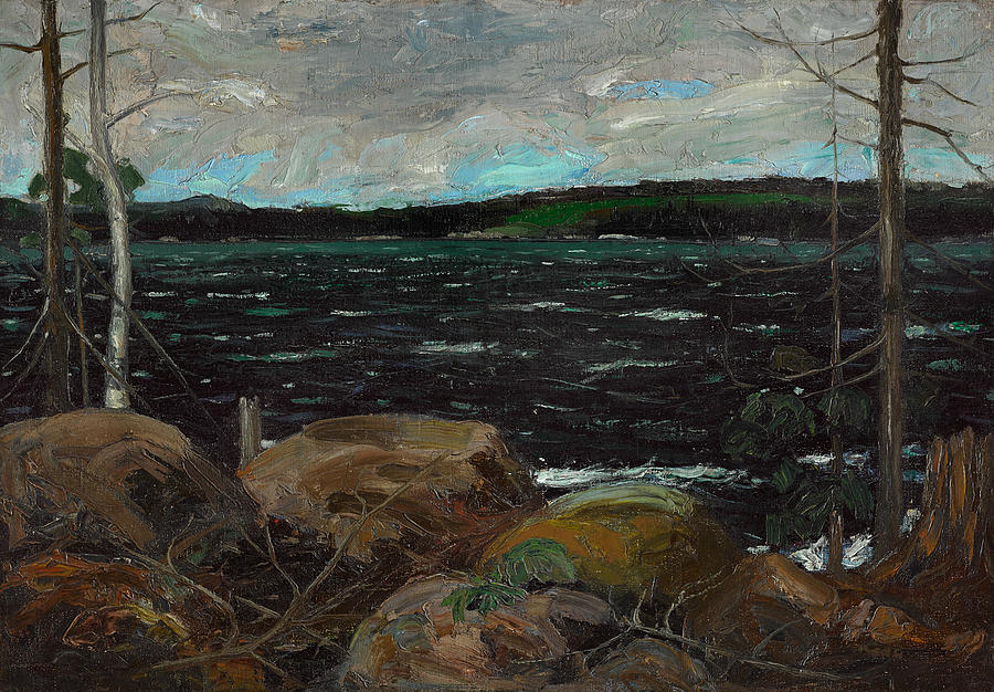 Northern Lake Painting by Tom Thomson