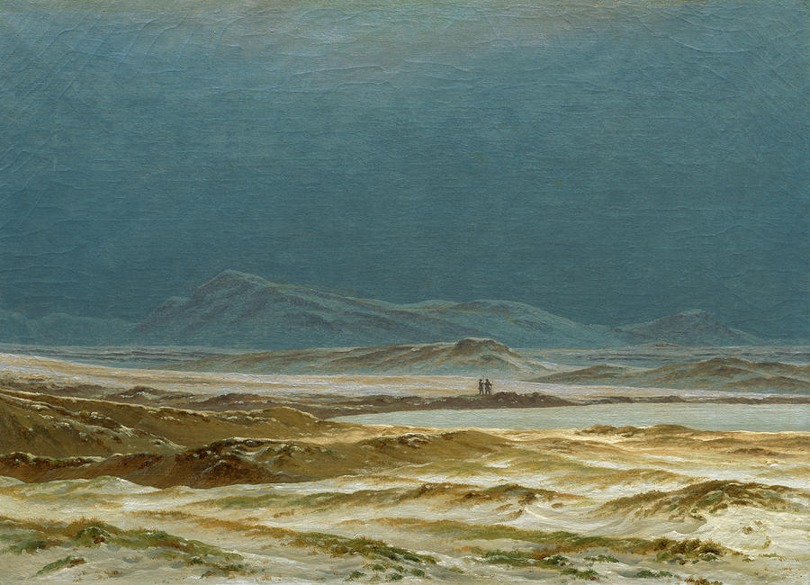 Caspar David Friedrich Painting - Northern Landscape, Spring by Caspar David Friedrich