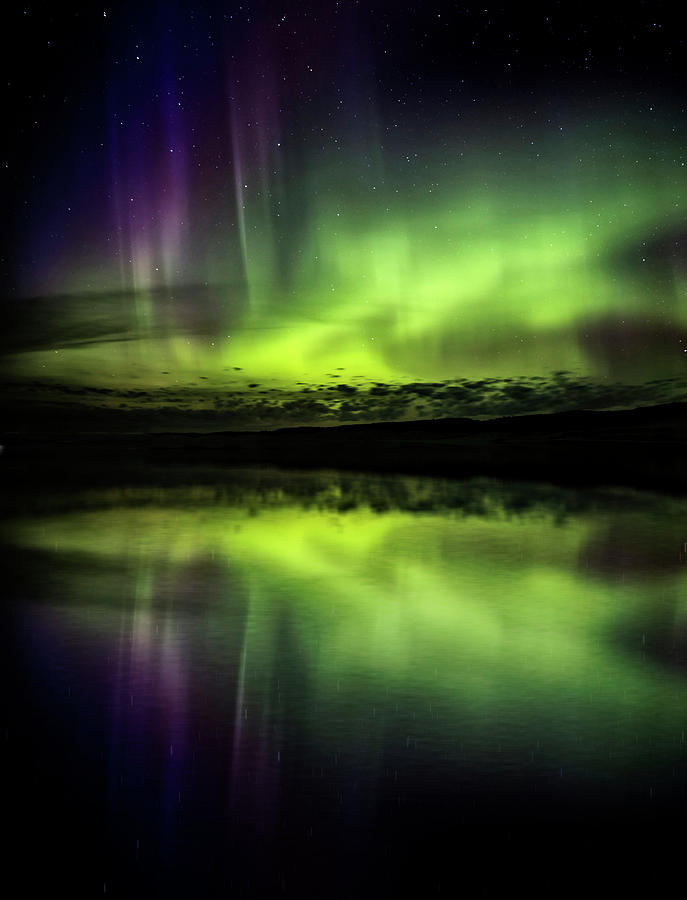 Northern Lights Aurora Borealis Photograph by Mark Duffy