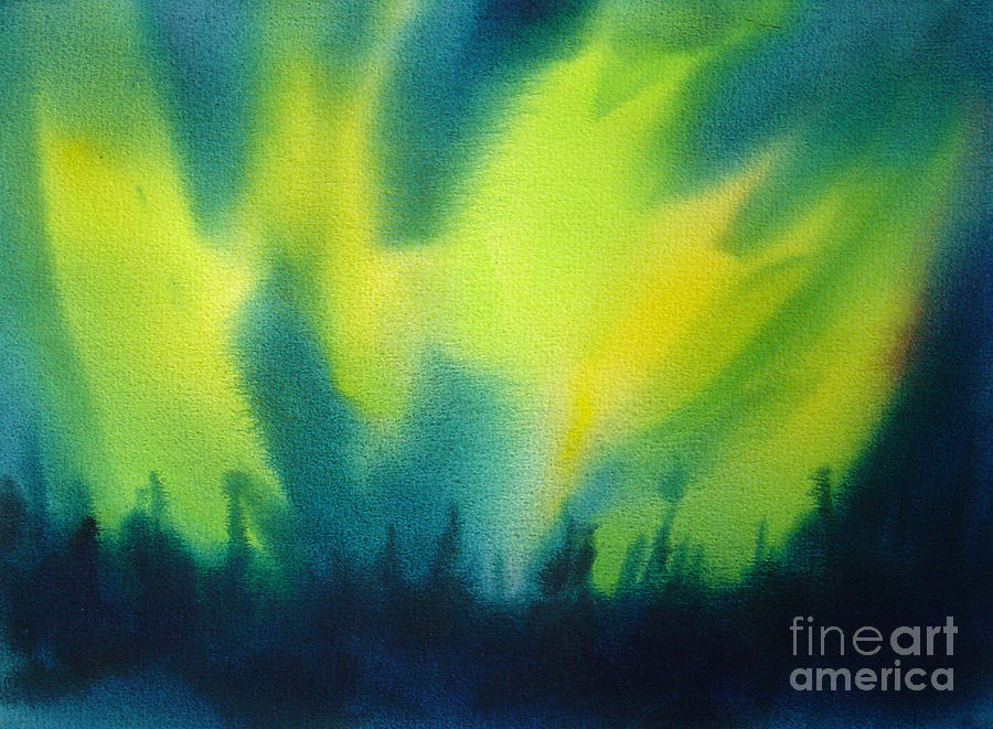 Northern Lights I Painting by Kathy Braud