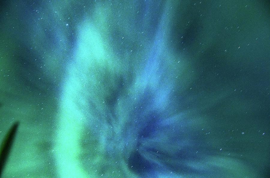 Northern Lights Only Sky Photograph by Lanny Ross - Pixels