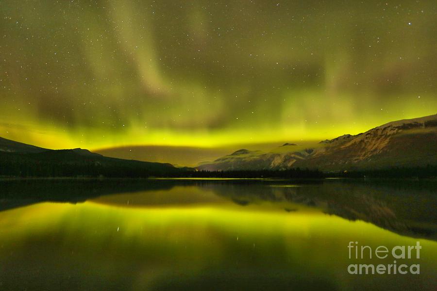 Northern Lights Reflections Photograph by Adam Jewell