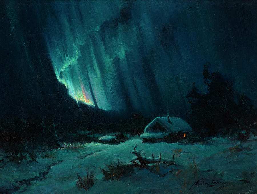 Yosemite National Park Painting - Northern Lights by Sydney Mortimer Laurence