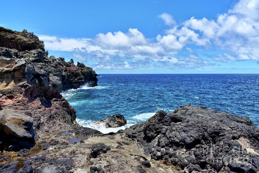 Northern Maui Rocky Coastline Photograph by Eddie Yerkish