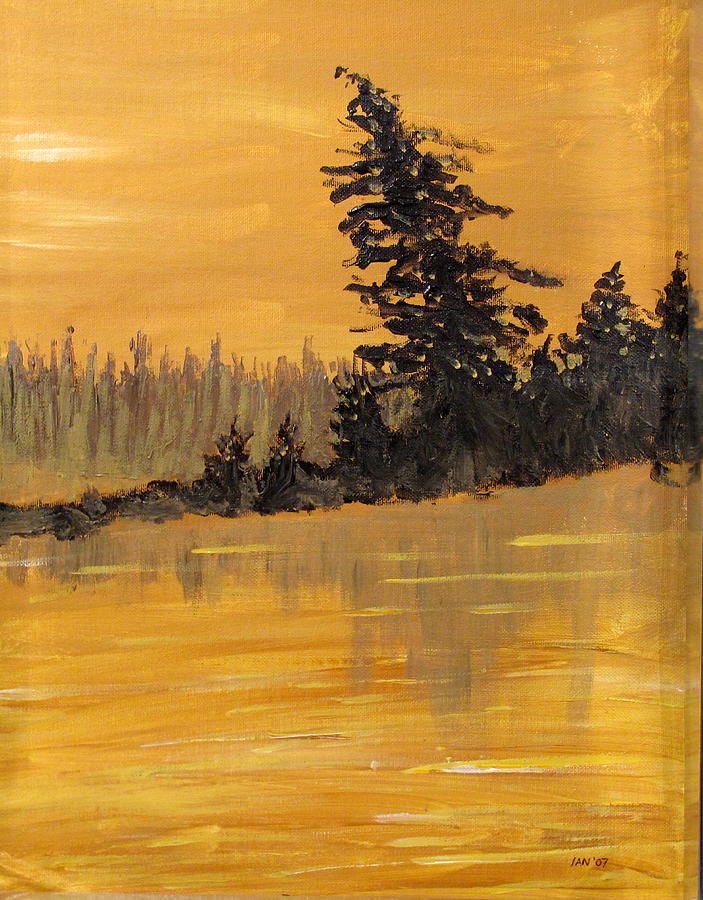 Northern Ontario Three Painting by Ian  MacDonald