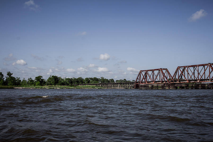 Northern Railroad Swing Bridge Photograph
