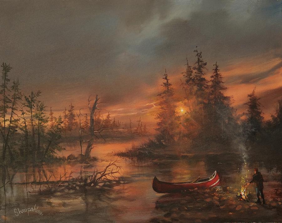 Northern Solitude Painting by Tom Shropshire