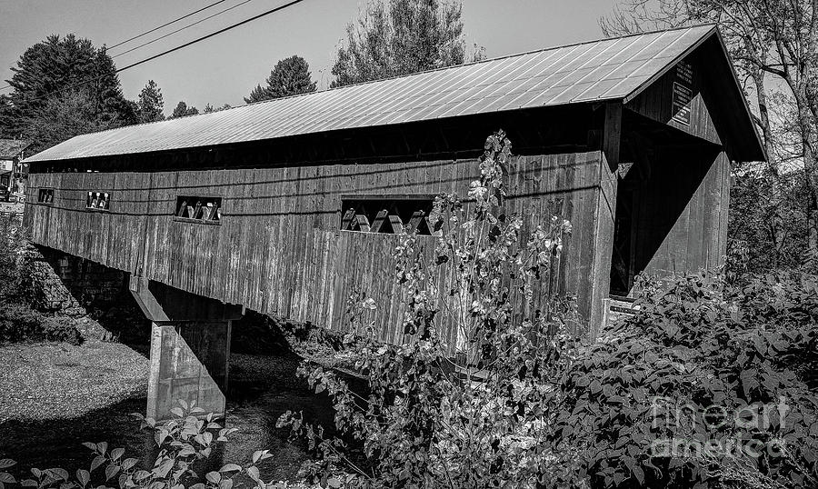 Northfield Falls Covered Bridge Photograph by Deborah Klubertanz