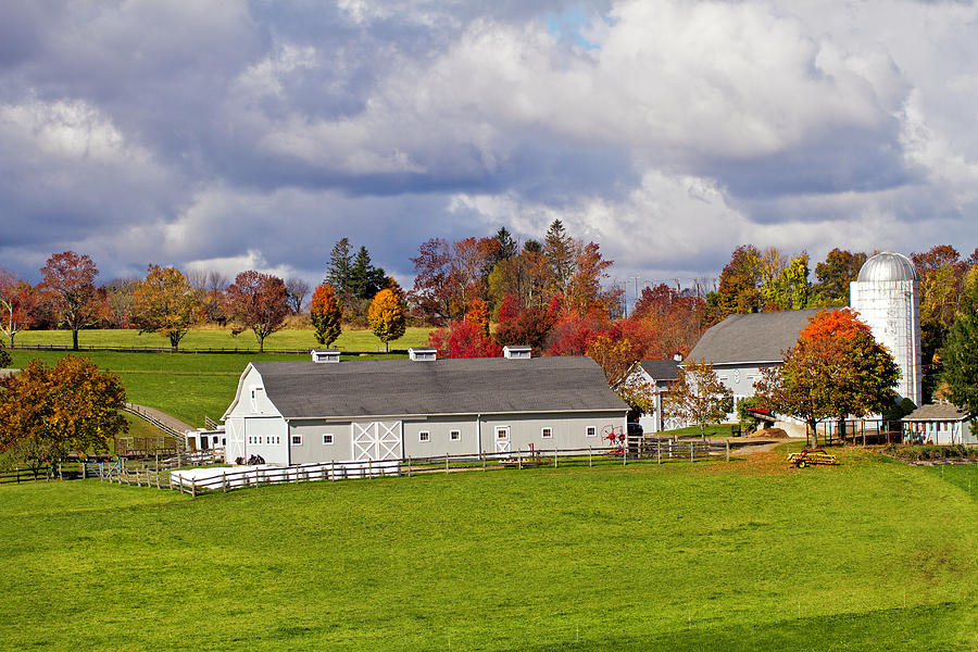 Northfield farm in autumn Photograph by David Freuthal