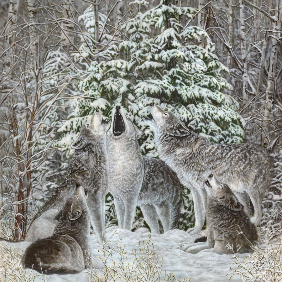Northland Quintet Painting by Wayne Pruse