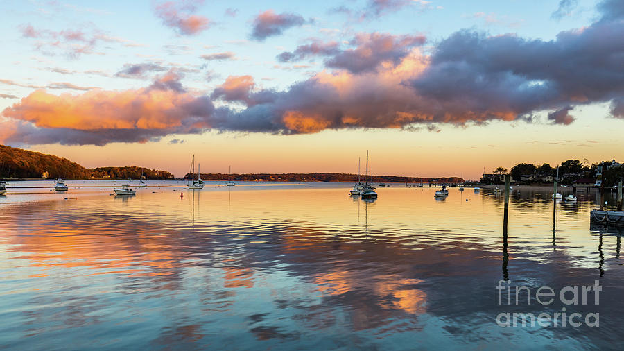 Northport Harbor Reflections Photograph by Sean Mills