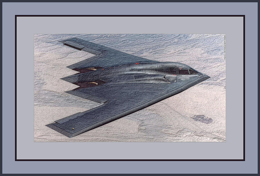 Northrop Grumman B-2 Spirit Stealth Bomber enhanced with quadruple ...