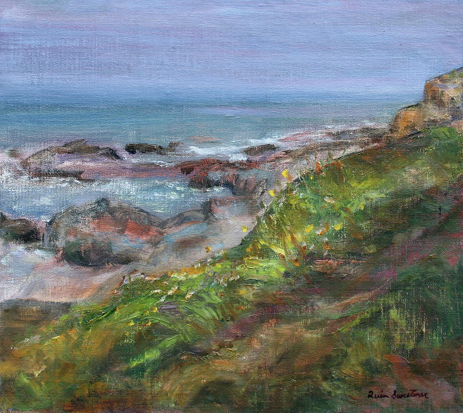 Northshore - Scenic Seascape Painting Painting by Quin Sweetman