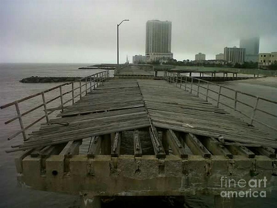 Northside Boardwalk /Sandy Photograph by Tyrone Hart