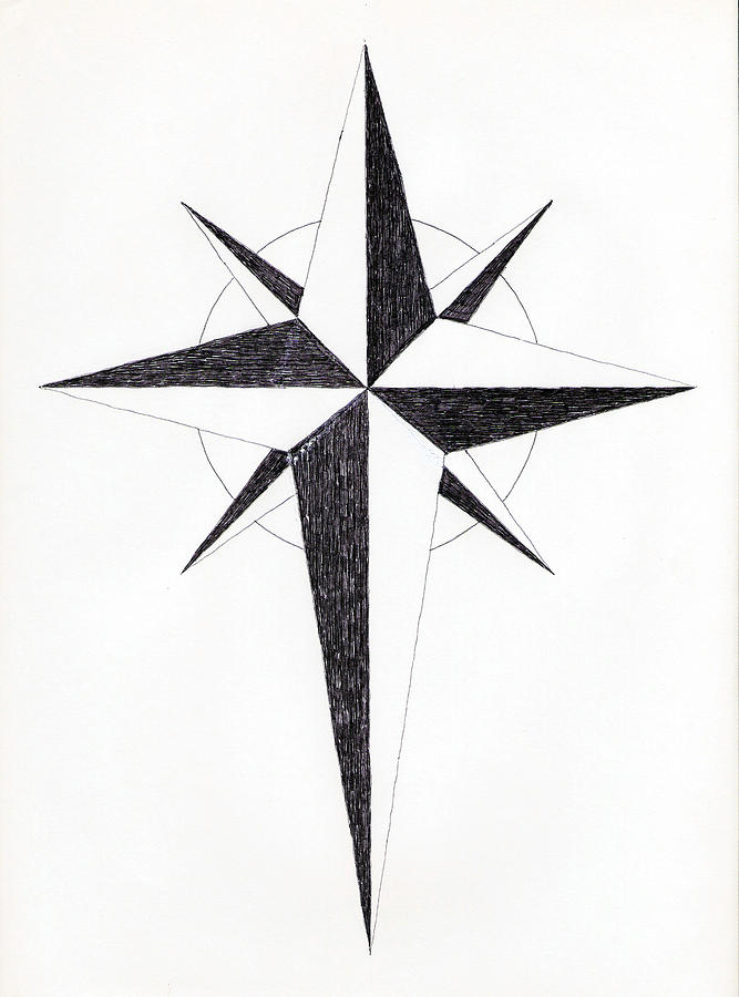 Northstar Drawing by Eric Forster
