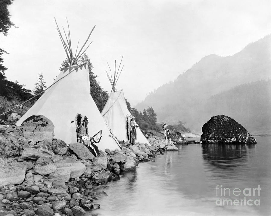 Northwest Indians, 1922 Photograph by Granger
