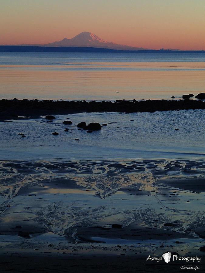 Mt Rainier Photograph - Northwest Mountain Sunset by Stephanie McGuire Mt Rainier Photograph - Northwest Mountain Sunset by Stephanie McGuire
