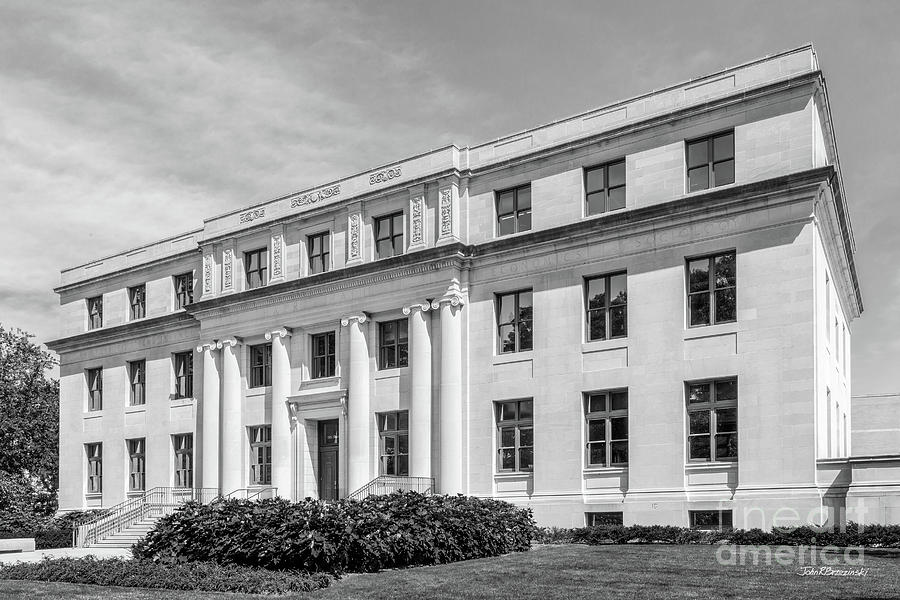 Northwestern University Harris Hall Side View  Photograph by University Icons