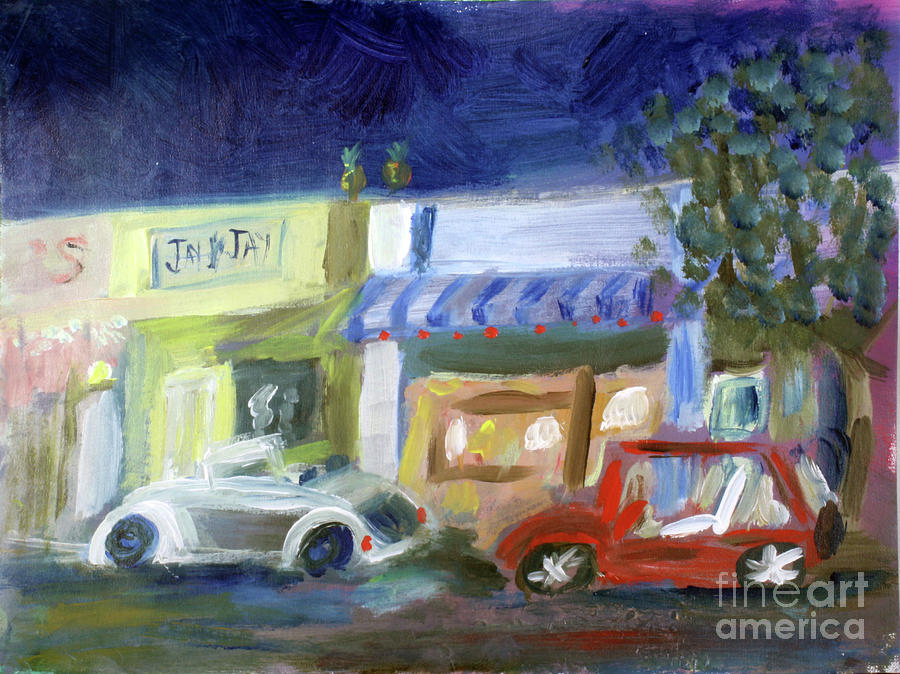 Northwood at Night Painting by Donna Walsh