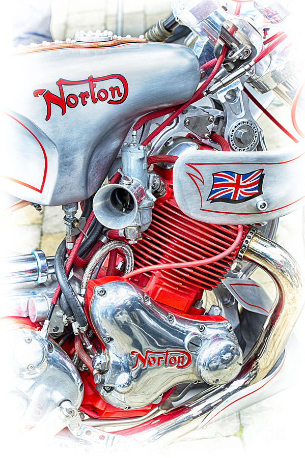 Norton Custom Motorbike Photograph by Tim Gainey