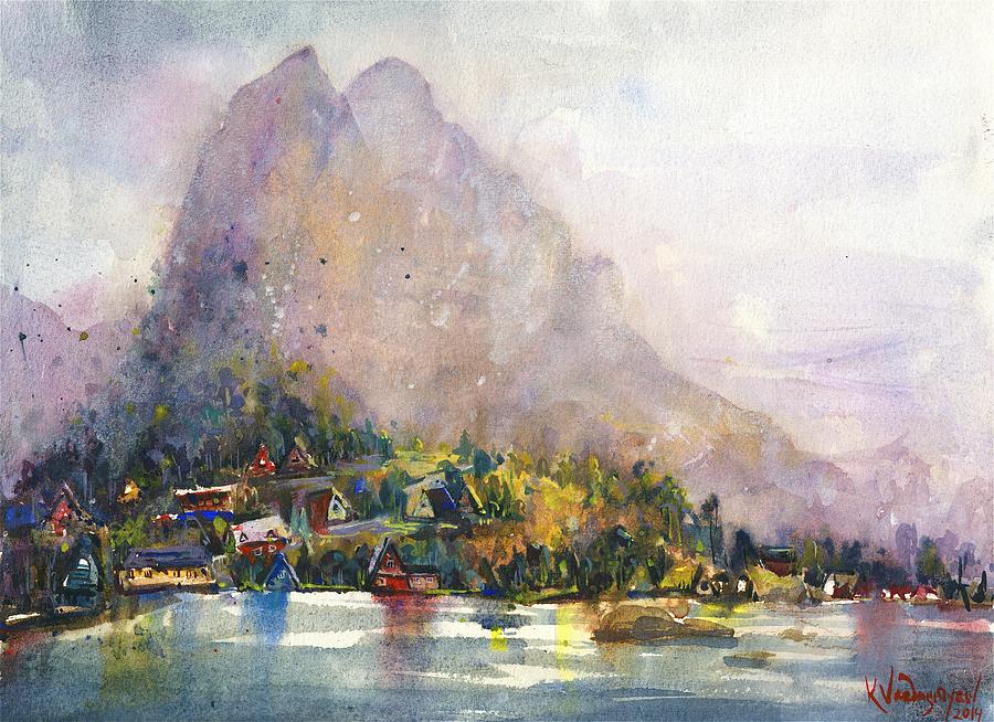 Norway Painting - Norway by Kristina Vardazaryan