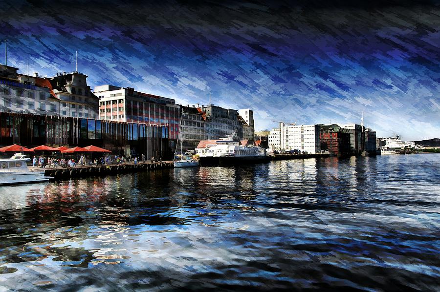 Norway Waterfront Photograph by Bill Howard