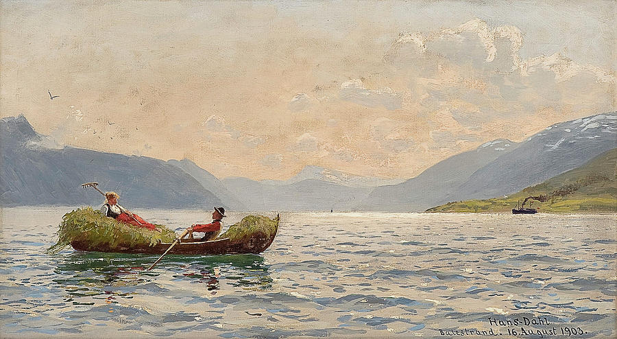 Norwegian Art Painting by Hans Dahl