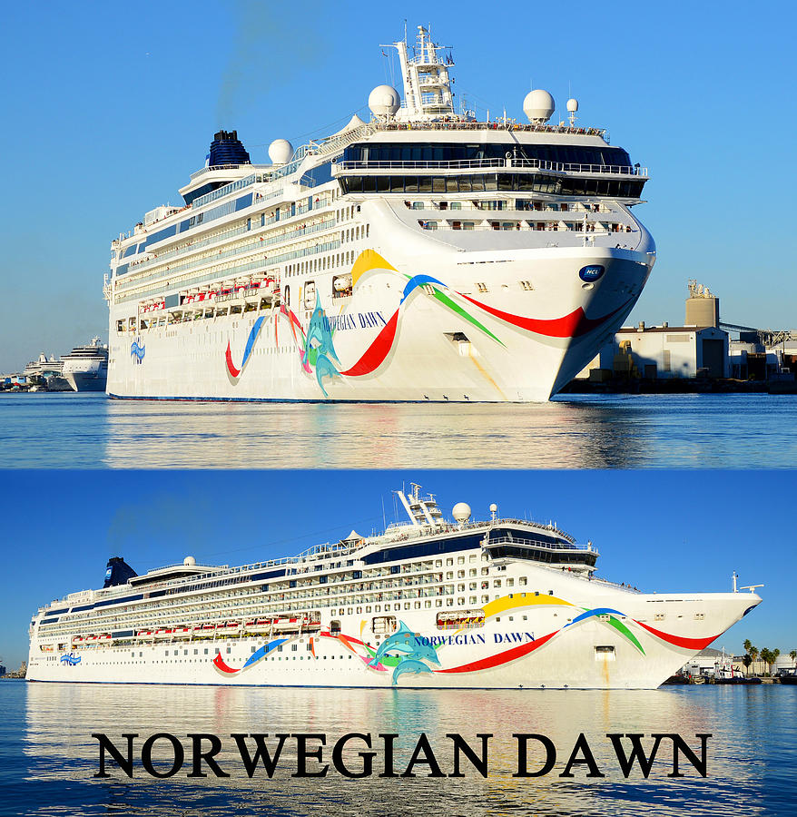 Norwegian Dawn photo merge Photograph by David Lee Thompson