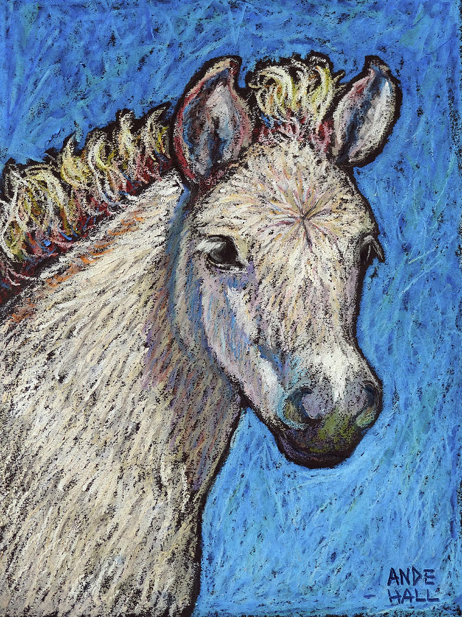 Norwegian Fjord Foal Painting by Ande Hall