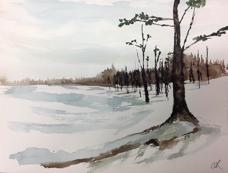 Norwegian Pine Painting by Desmond Raymond